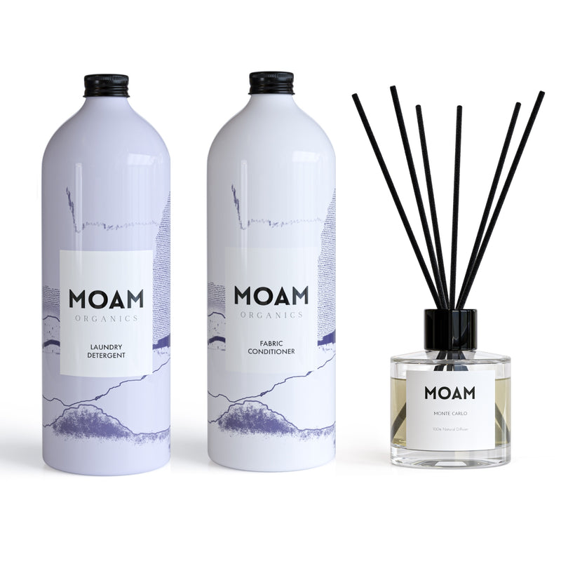 Award-Winning MONTE CARLO Scent Collection: Natural Diffuser and Laundry Set