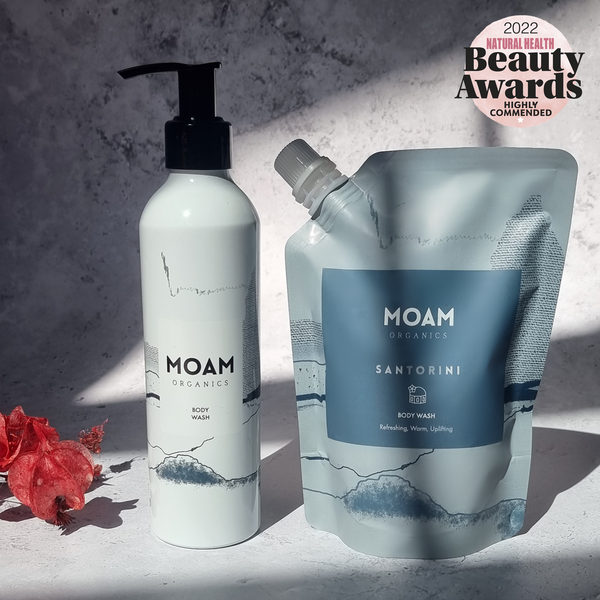 Refillable Body Wash Set - Santorini