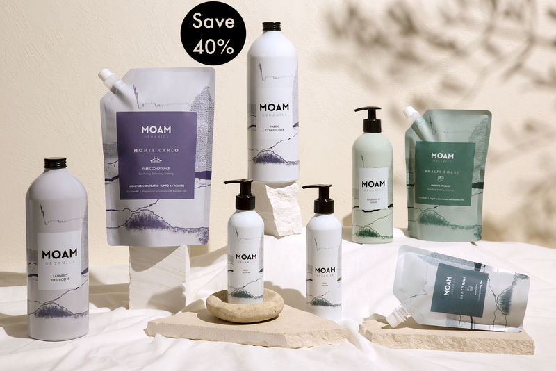 Entire Refillable Laundry, Cleaning and Body Set