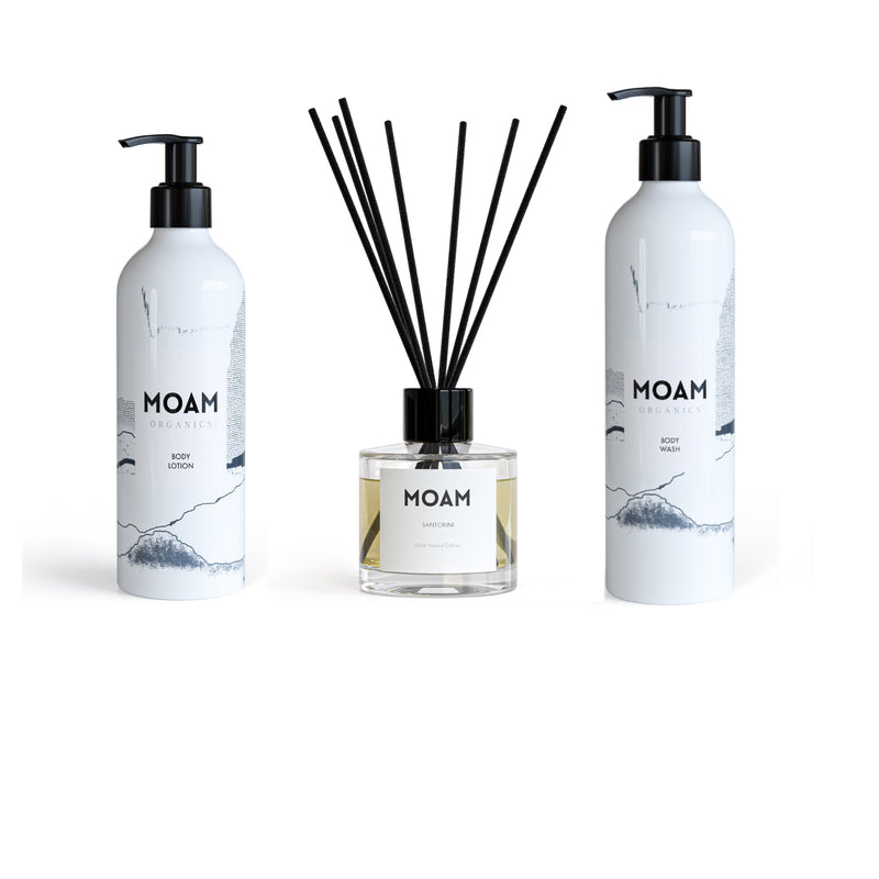 SANTORINI Gift Set - Body Care Set & Reed Diffuser