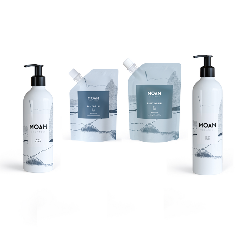 Organic Body Wash & Lotion Set